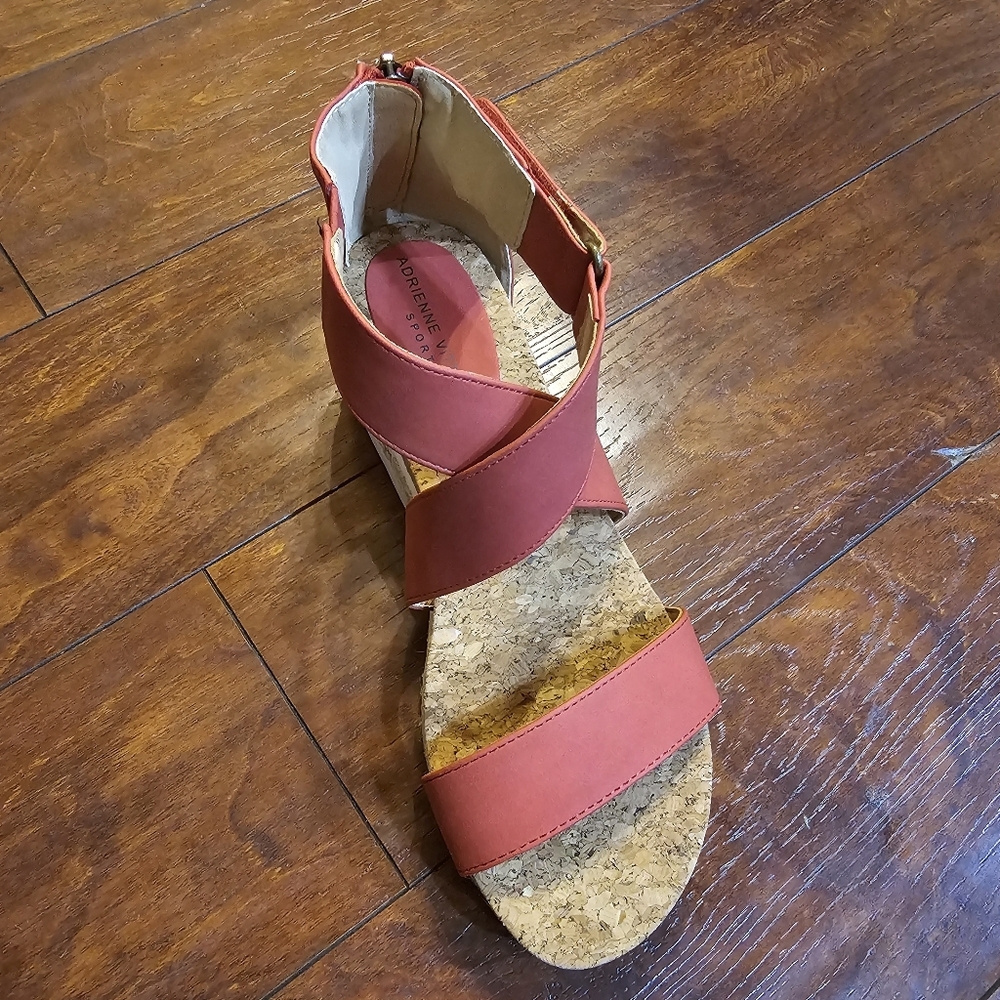 Adrienne Vittadini Capers Wedge Sandal, Pink, Size 9.5 - Picture 4 of 6